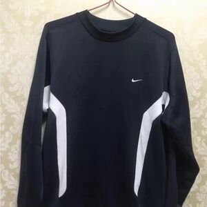 Nike Men's Black and White Sweatshirt